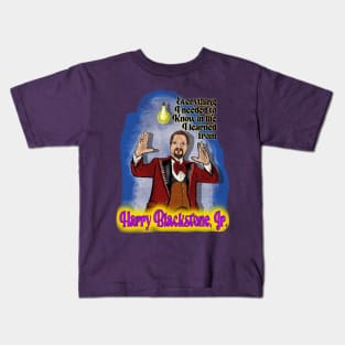 Harry Blackstone Jr Kids T-Shirt